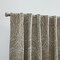 Threadmade Home Giovanni Medallion Blackout Window Curtain Panel, Natural - 52"W x 84"L